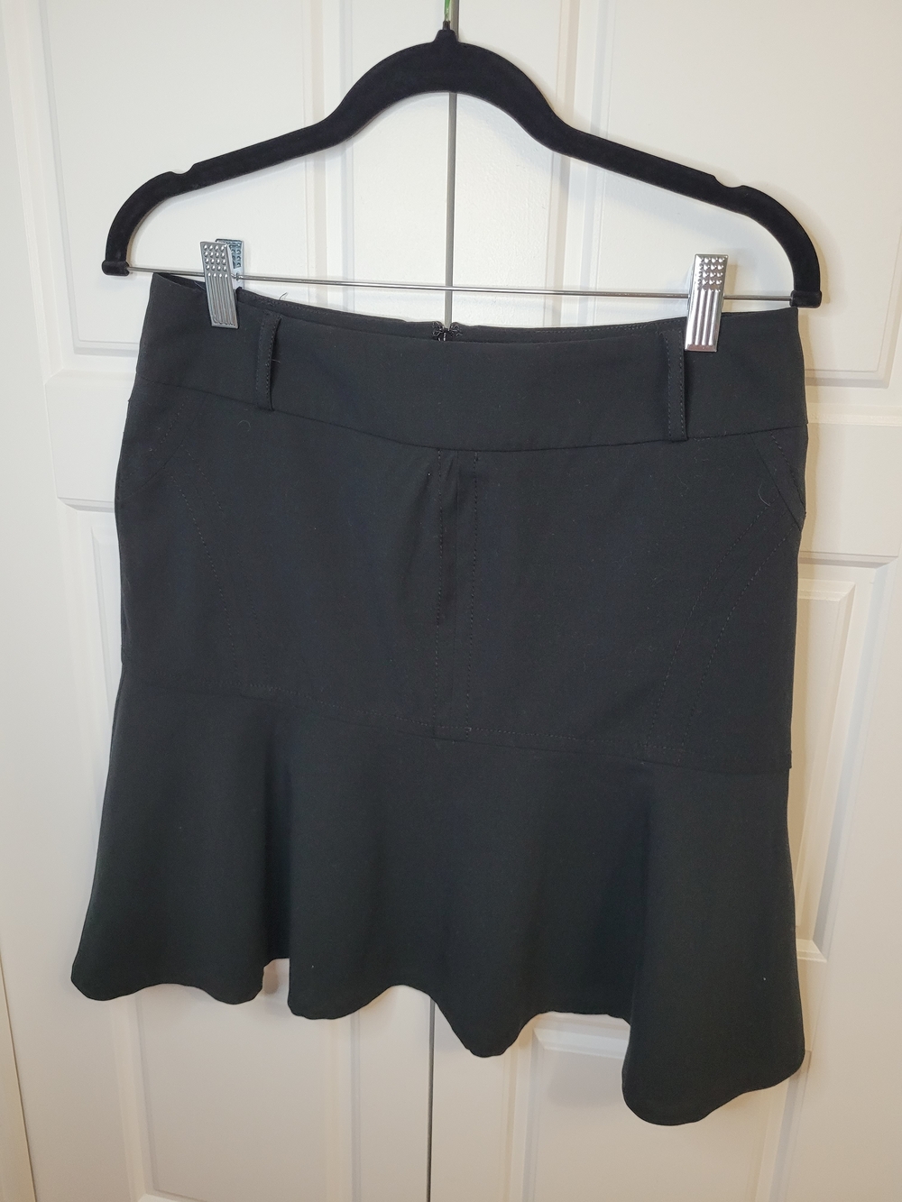 Dynamite Black A-Line Flounce Hem Skirt - Size 5